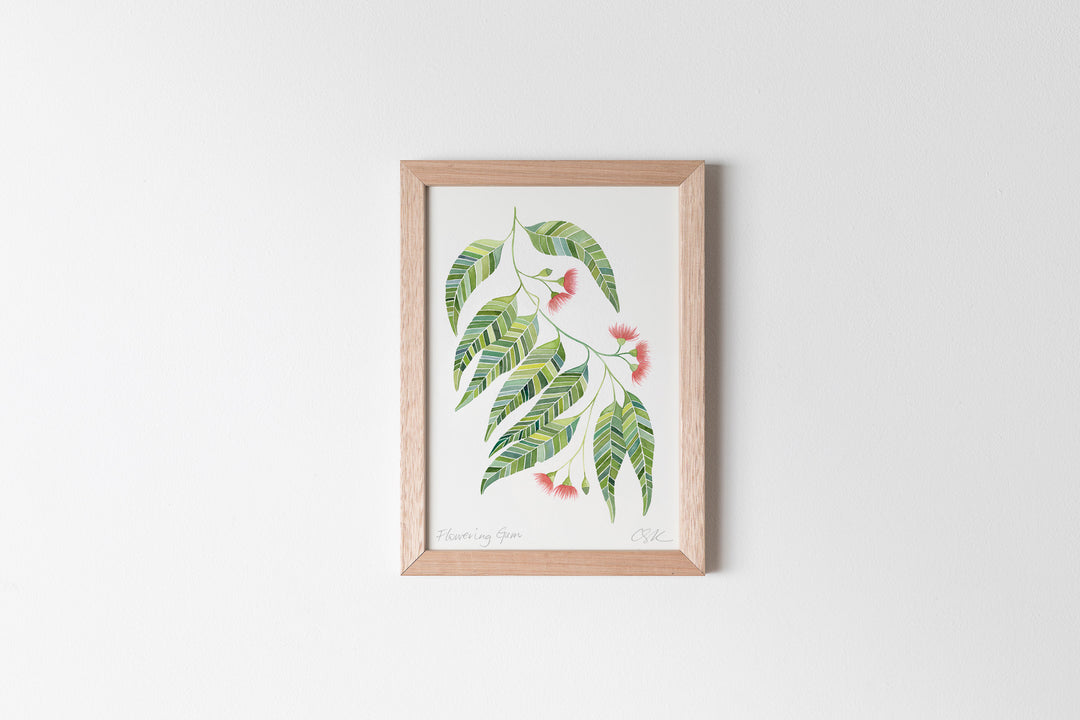 'Flowering Gum' Fine Art Print
