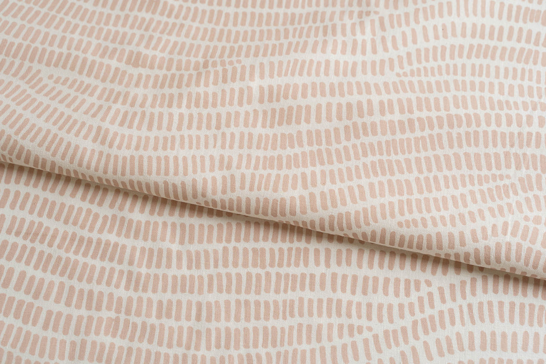 hand screen printed linen yardage – grass design – australian made