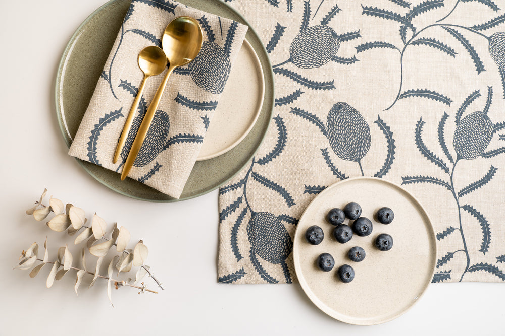 hand screen printed textile – australian made