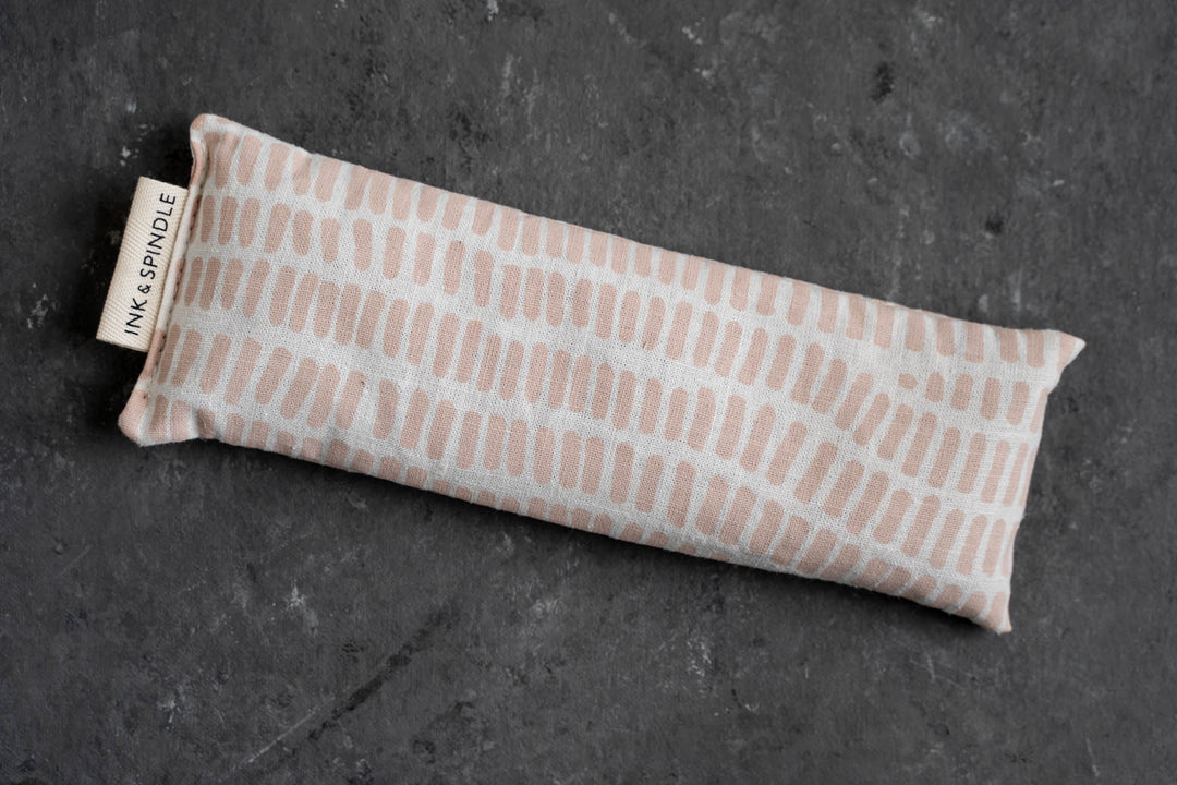 hand screen printed linen textile – grass design – australian made