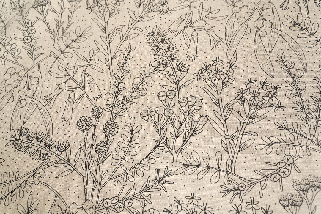 hand screen printed textile – australian made
