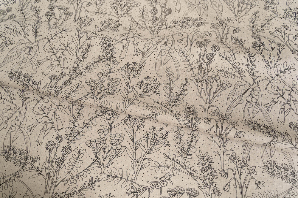 hand screen printed textile – australian made