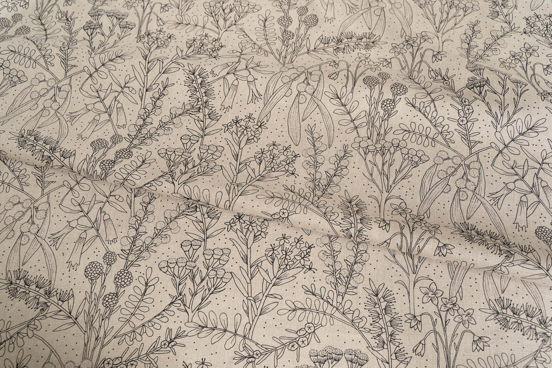 hand screen printed textile – australian made