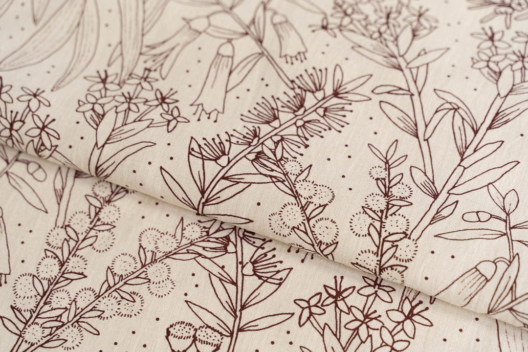 hand screen printed textile – australian made