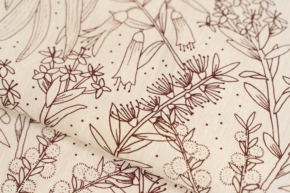 hand screen printed textile – australian made