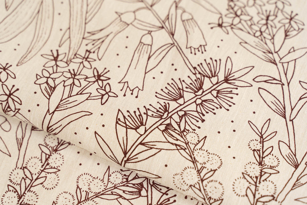 hand screen printed textile – australian made