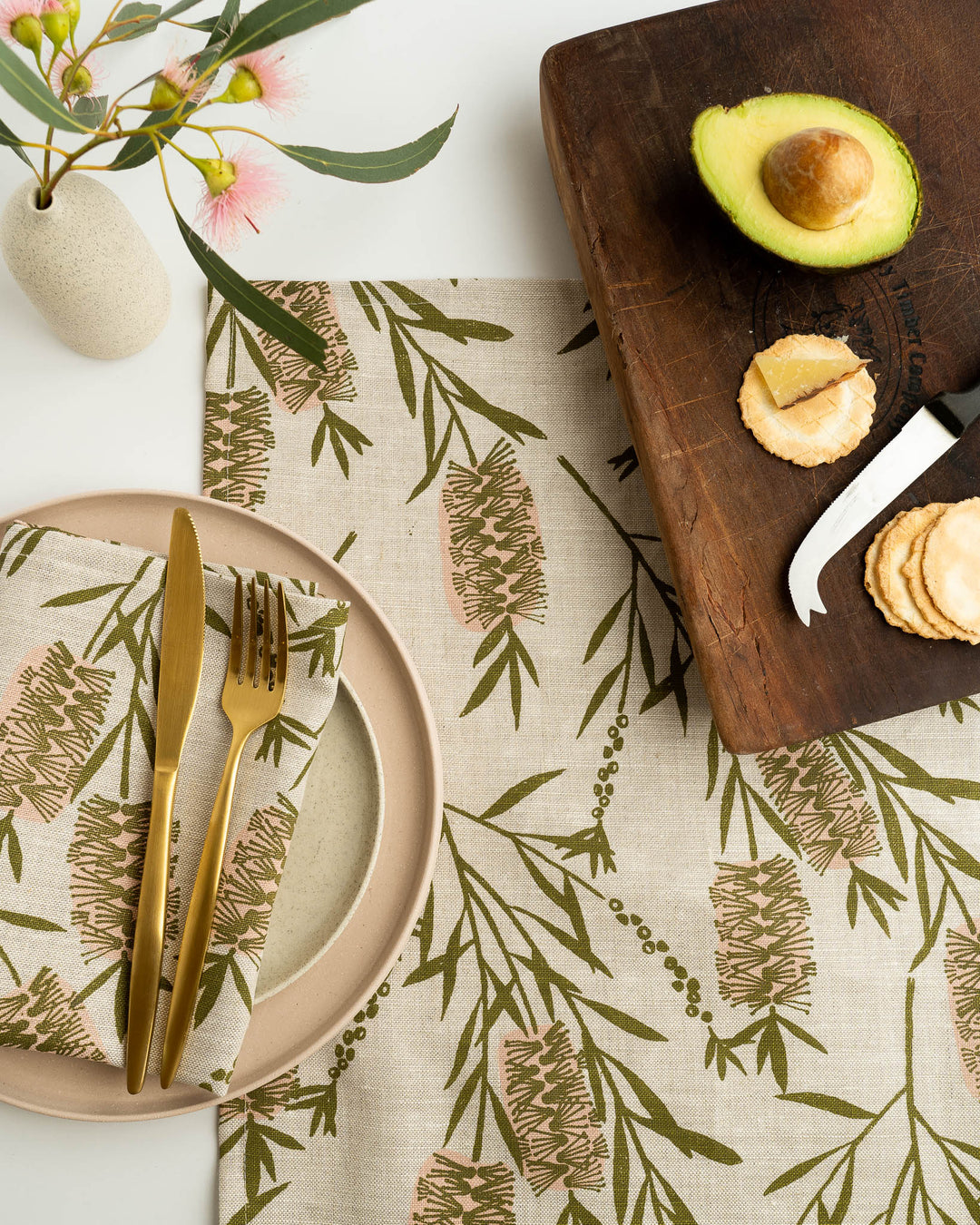 hand screen printed textile – australian made