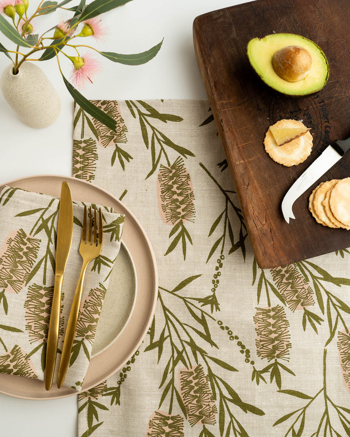 hand screen printed textile – australian made