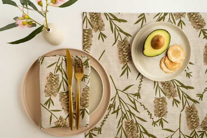 hand screen printed textile – australian made
