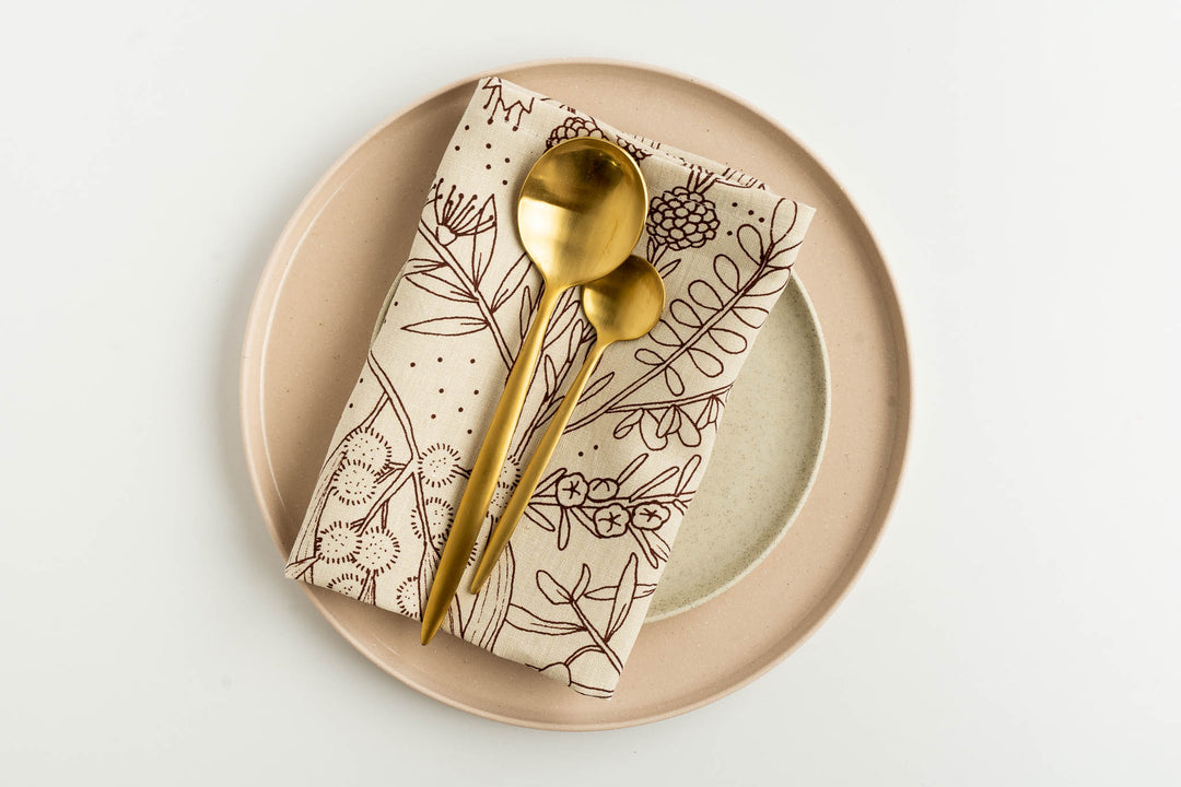 hand screen printed linen homewares – australian made
