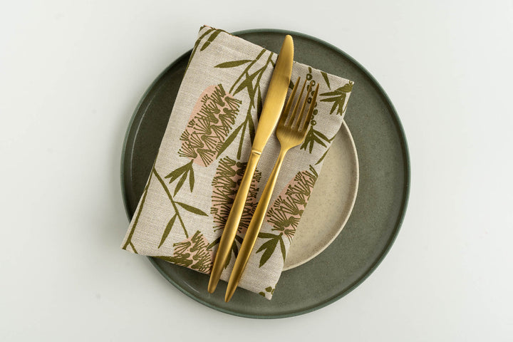 hand screen printed linen homewares – australian made