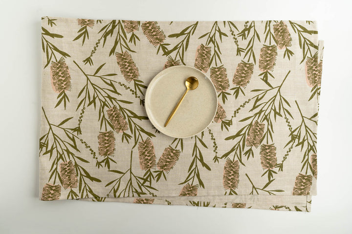 hand screen printed linen homewares – australian made