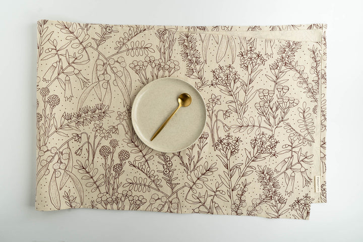 hand screen printed linen homewares – australian made