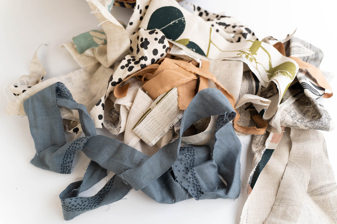 hand screen printed linen bundle – australian made