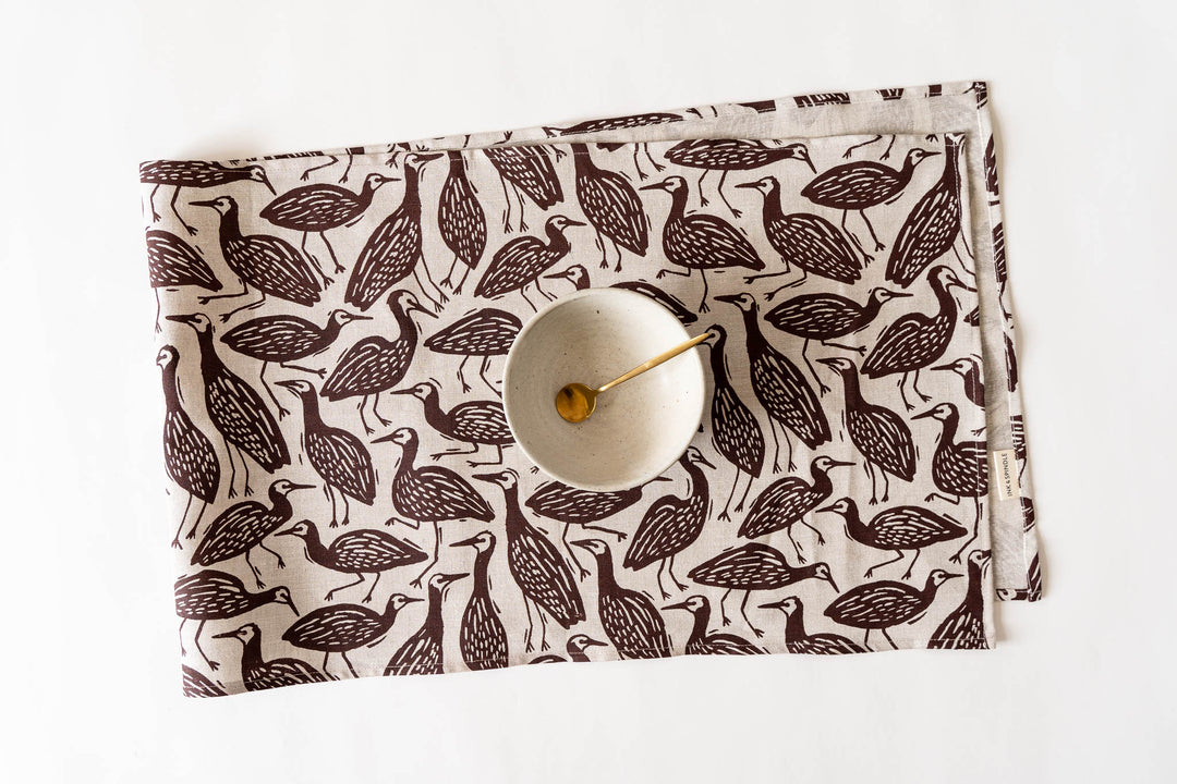 hand screen printed linen homewares – australian made