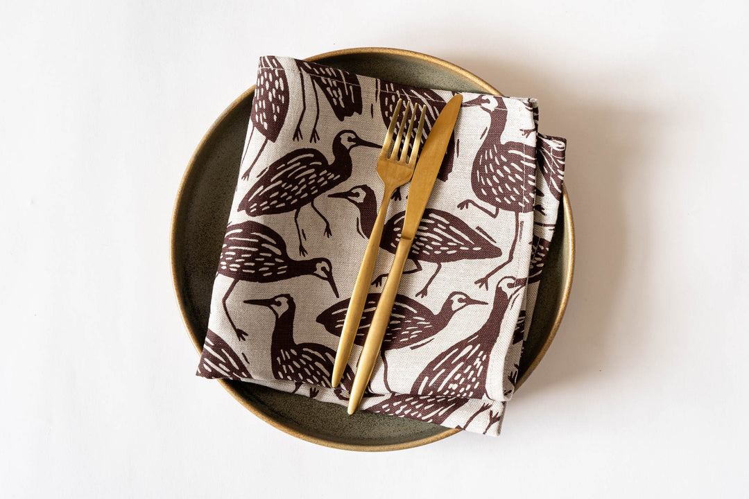 hand screen printed linen homewares – australian made