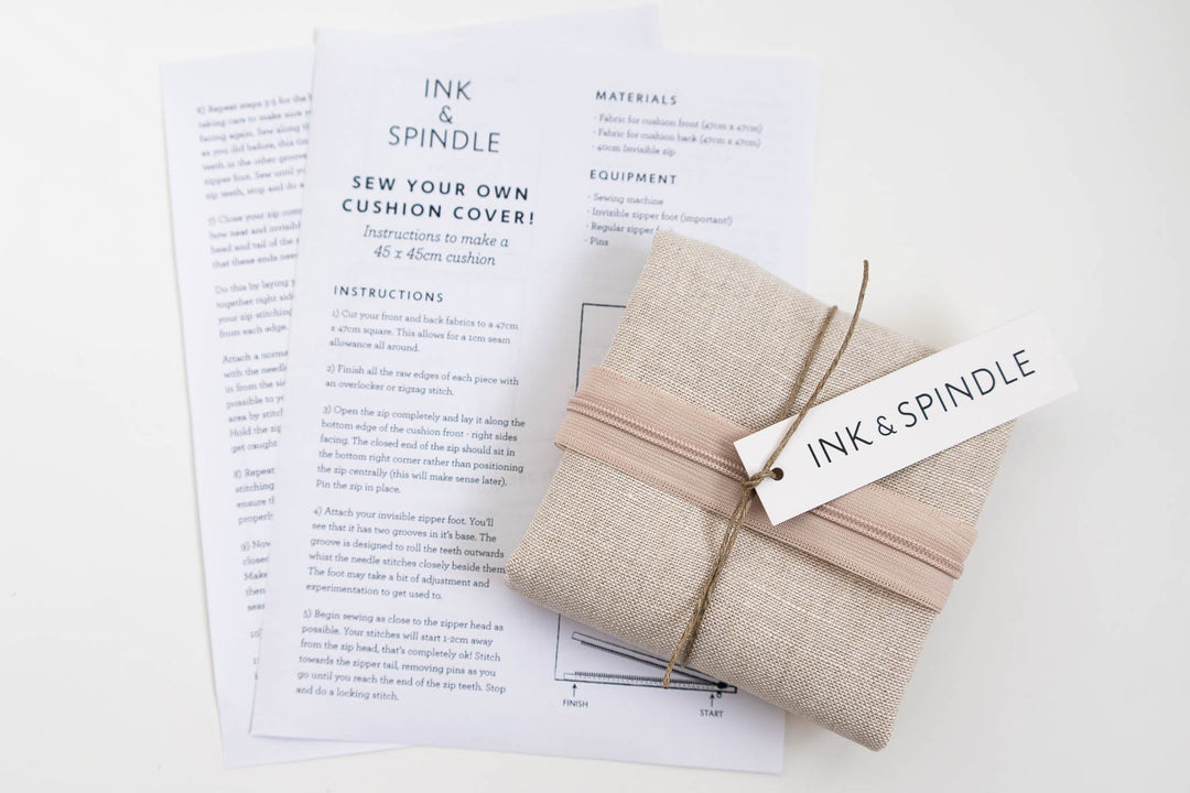 hand screen printed linen kit – australian made