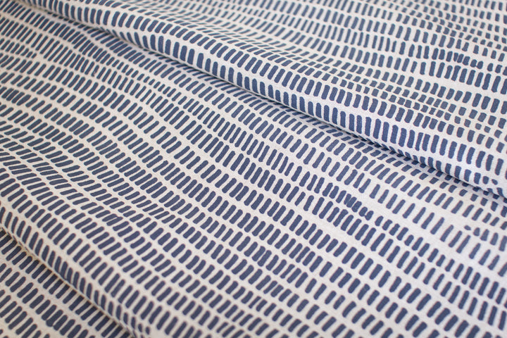 hand screen printed linen yardage – grass design – australian made