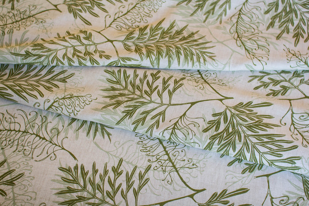 hand screen printed textile – australian made
