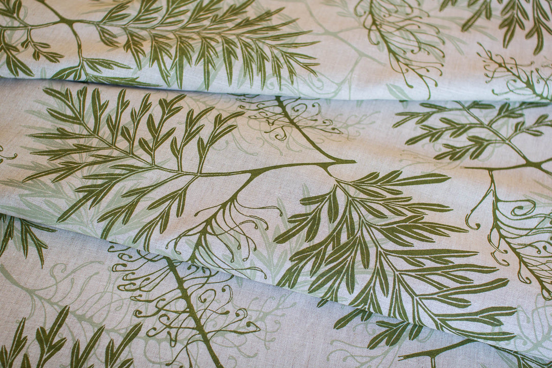 hand screen printed textile – australian made
