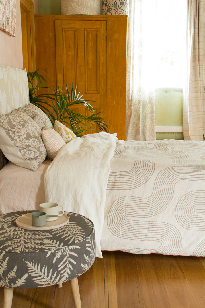 hand screen printed textile – australian made