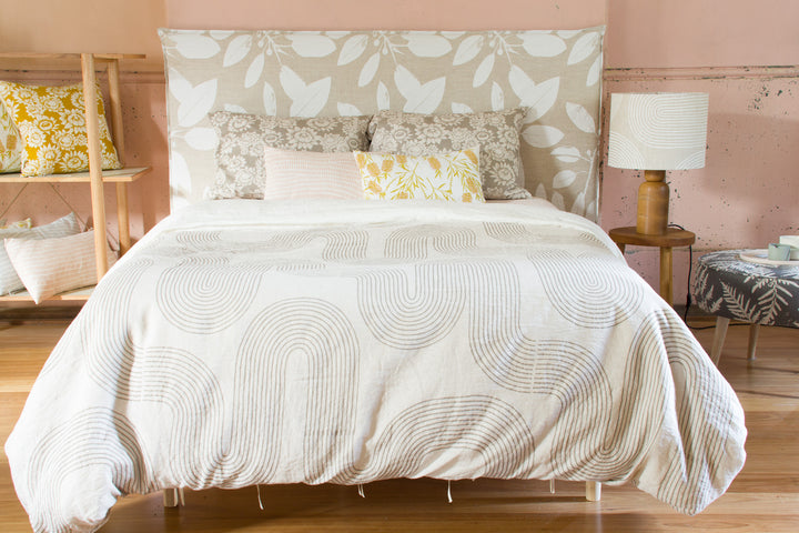 hand screen printed linen homewares – australian made