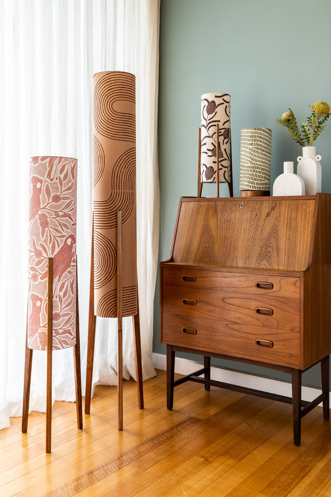 hand screen printed textile – australian made